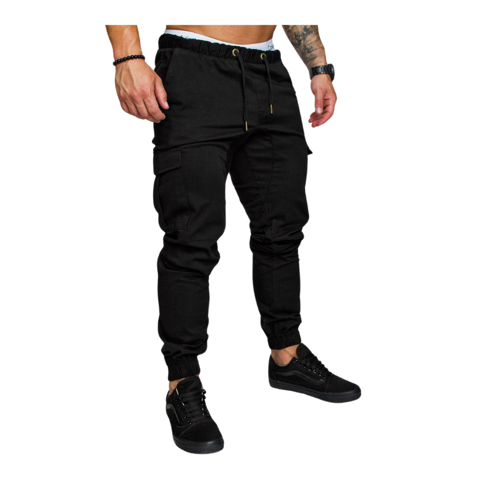 Herren Slimfit Cargo-Hose Bequem