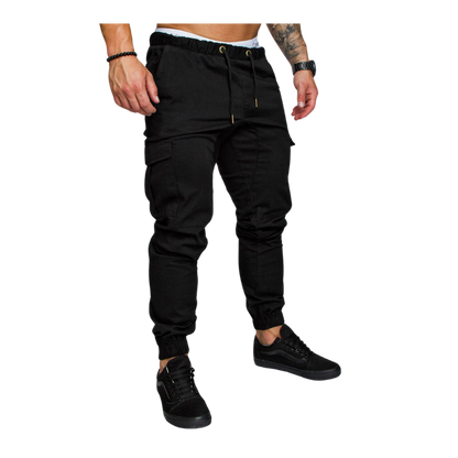 Herren Slimfit Cargo-Hose Bequem