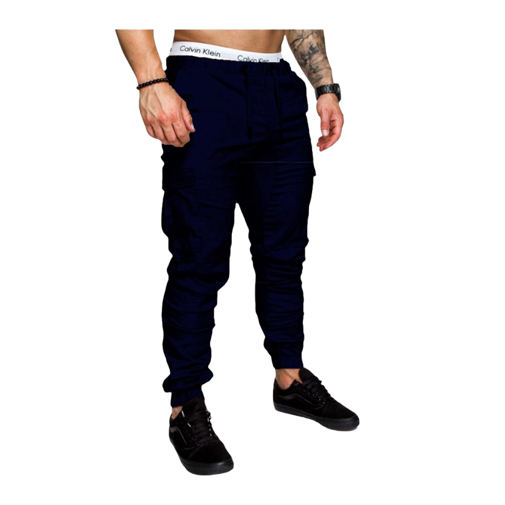 Herren Slimfit Cargo-Hose Bequem