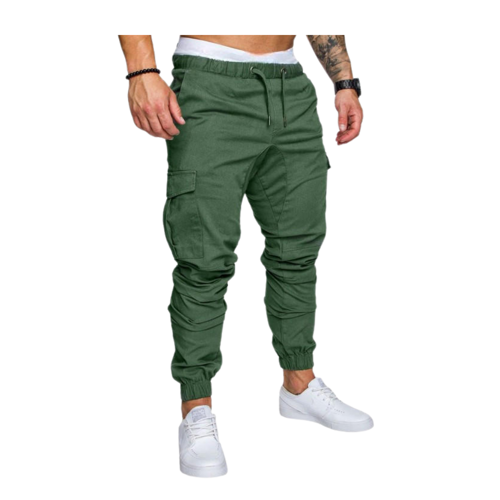 Herren Slimfit Cargo-Hose Bequem
