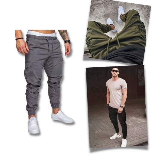 Herren Slimfit Cargo-Hose Bequem - Norvielle