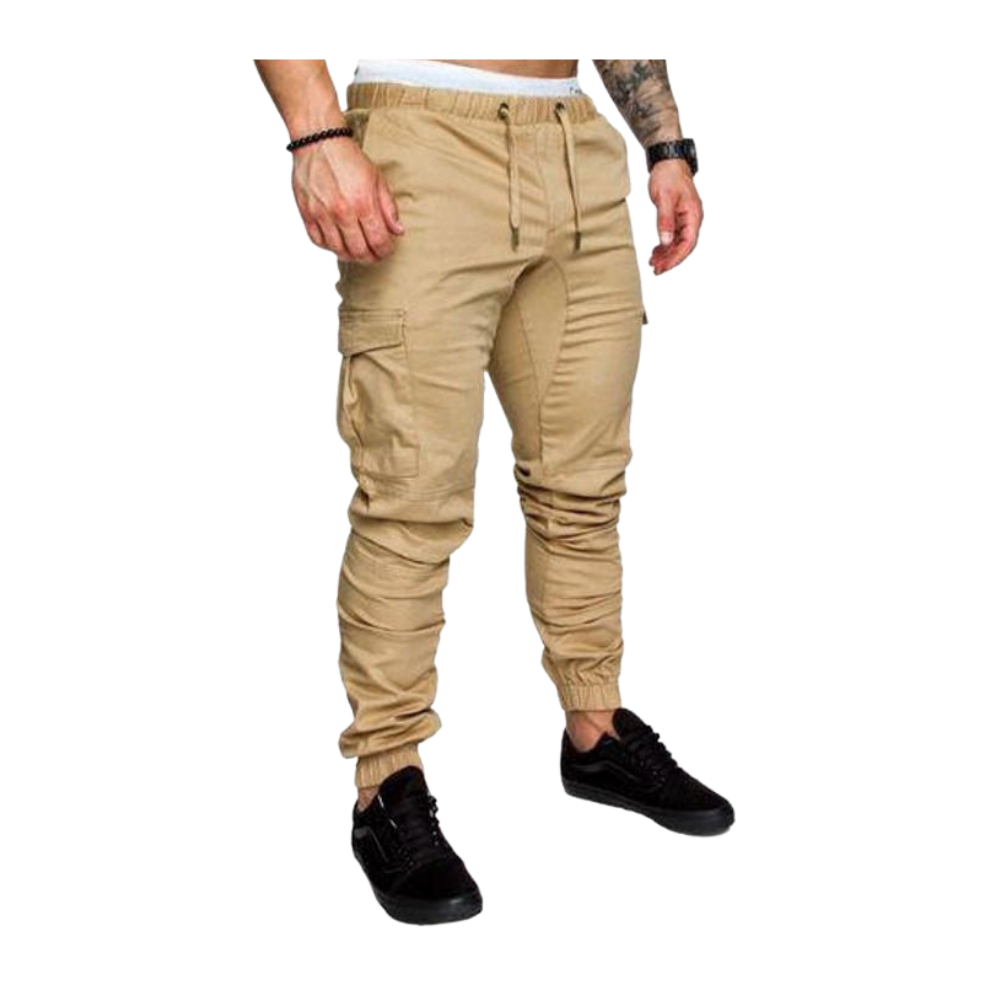 Herren Slimfit Cargo-Hose Bequem