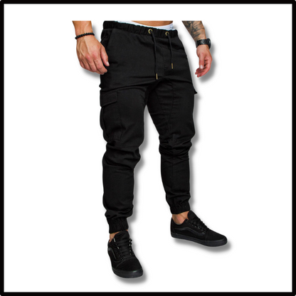 Herren Slimfit Cargo-Hose Bequem