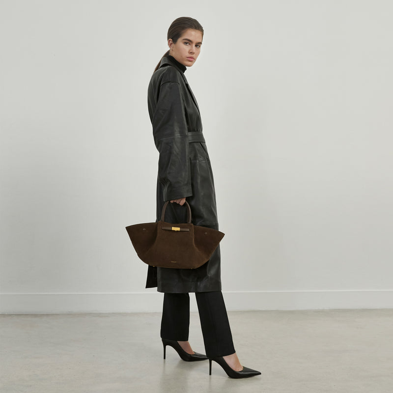 Leder Tote Firenze aus Wildleder Elegant