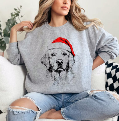Weihnachtspullover für Hunde Festlich Rot