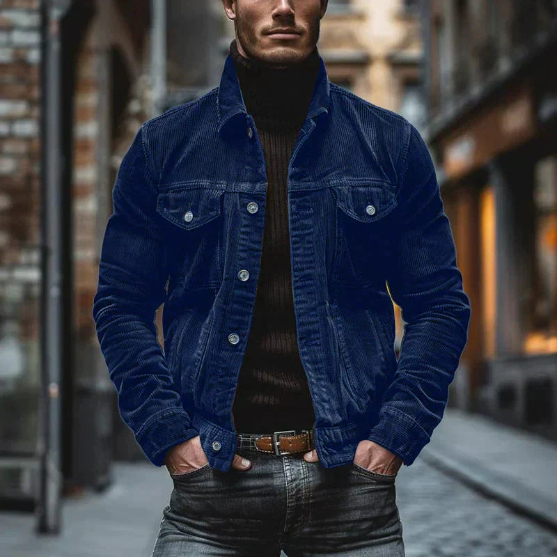 Cody Herren Retro-Kordjacke