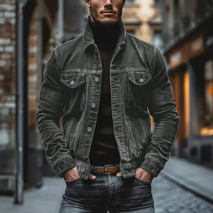 Milo Herren Retro Cordjacke
