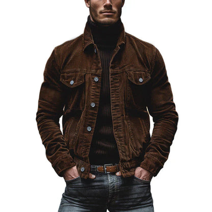 Cody Herren Retro-Kordjacke - Norvielle