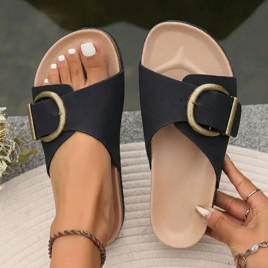Mina Damen Orthopädische Sandalen Dämpfung