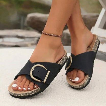 Mina Damen Orthopädische Sandalen Dämpfung