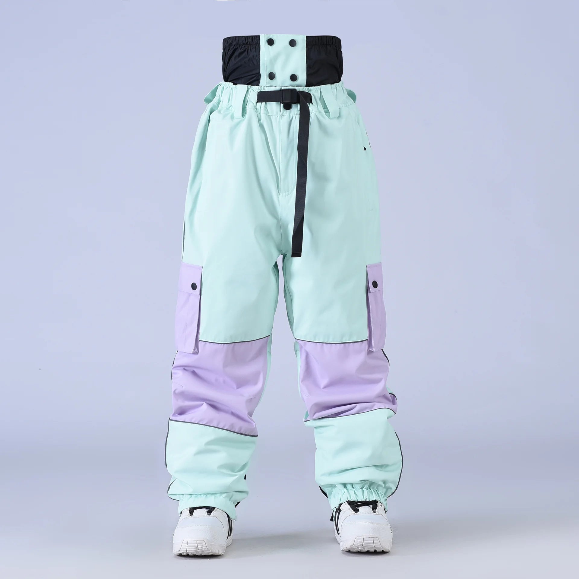 Unisex Hose Durchgehender Schnitt Frontreißverschluss Funktionshose - Norvielle
