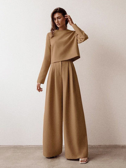 Damen Zweiteiler Elegant Bequem Weite Passform - Norvielle