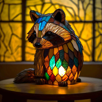 Glas Tischlampe Kunst-tierisches Design