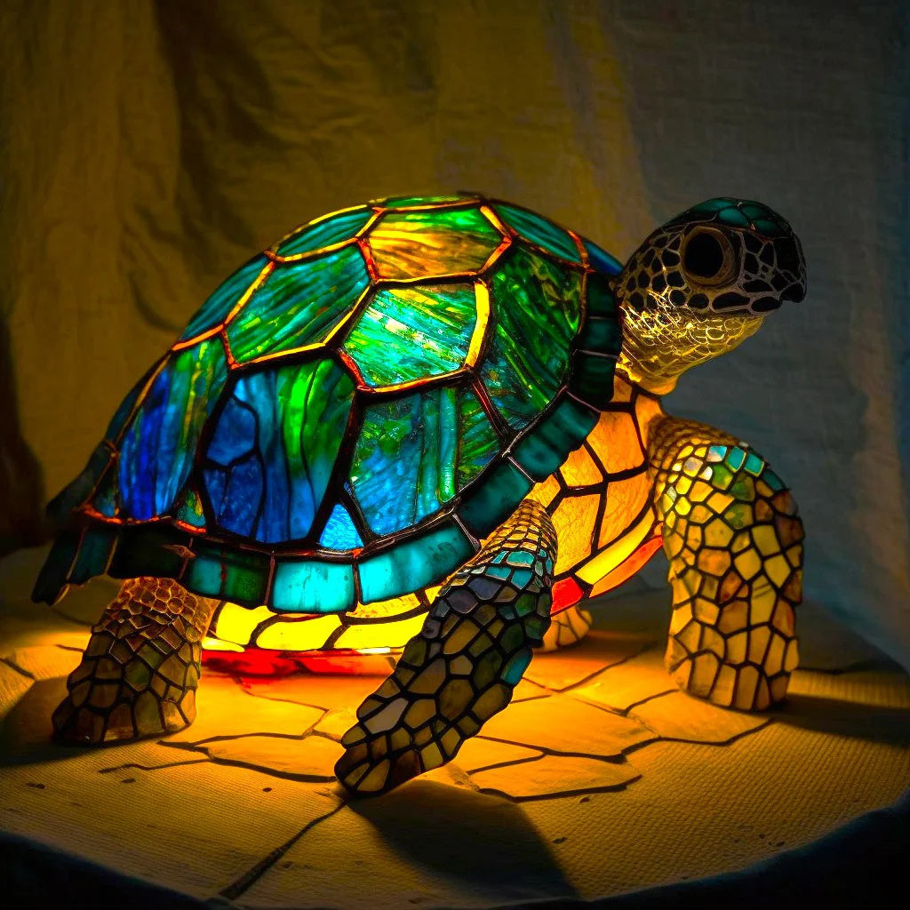 Glas Tischlampe Kunst-tierisches Design