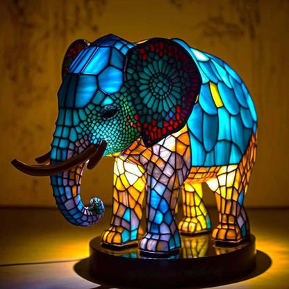 Glas Tischlampe Kunst-tierisches Design