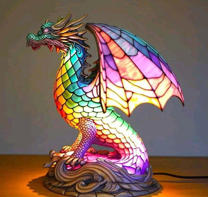 Glas Tischlampe Kunst-tierisches Design