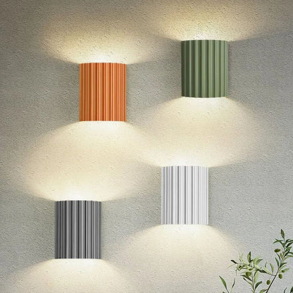 Veluna Moderne LED Wandlampe Innenbereich Wohnzimmer Weiss - Norvielle