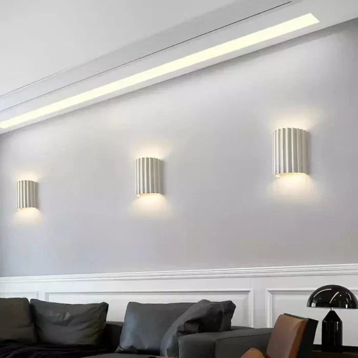 Veluna Moderne LED Wandlampe Innenbereich Wohnzimmer Weiss