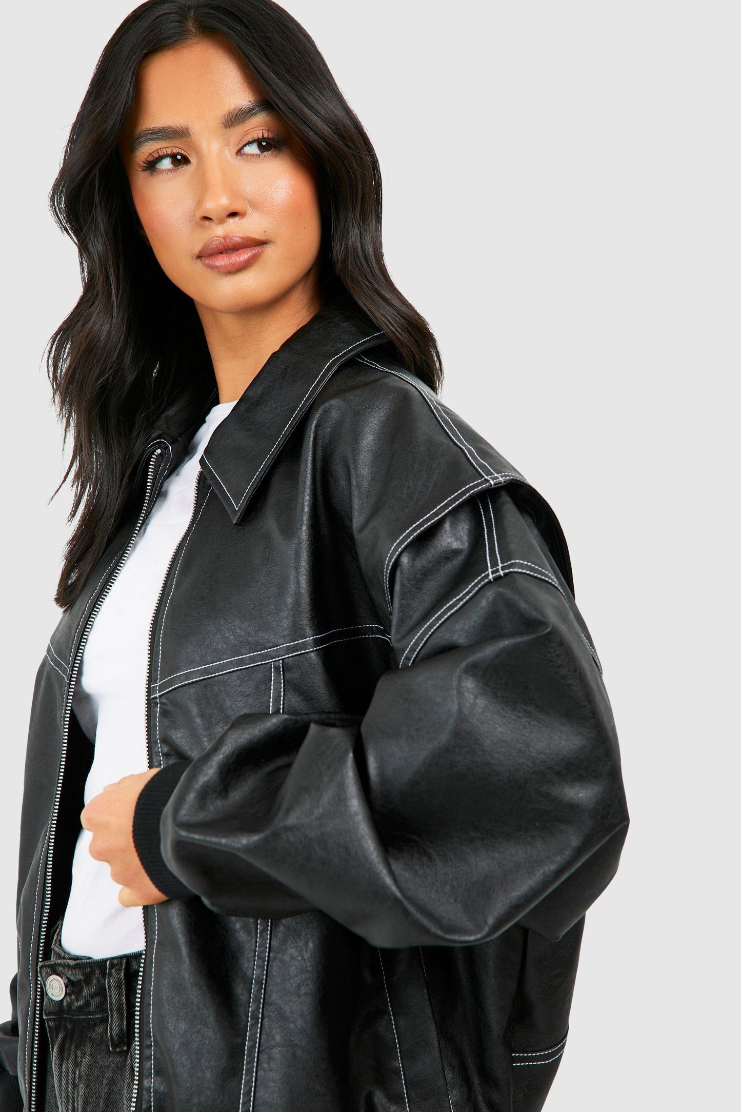 Norvielle Herren Bomberjacke Gepolstert Warm