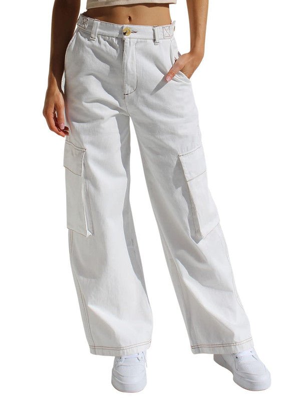 Norvielle Damen Cargohose Stilvoll
