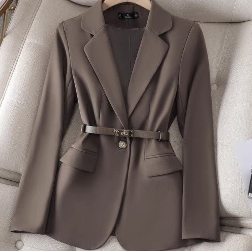 Damen Blazer Tailliert Gürtel