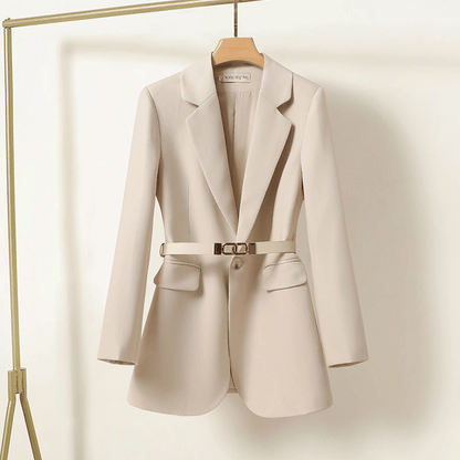 Damen Blazer Tailliert Gürtel