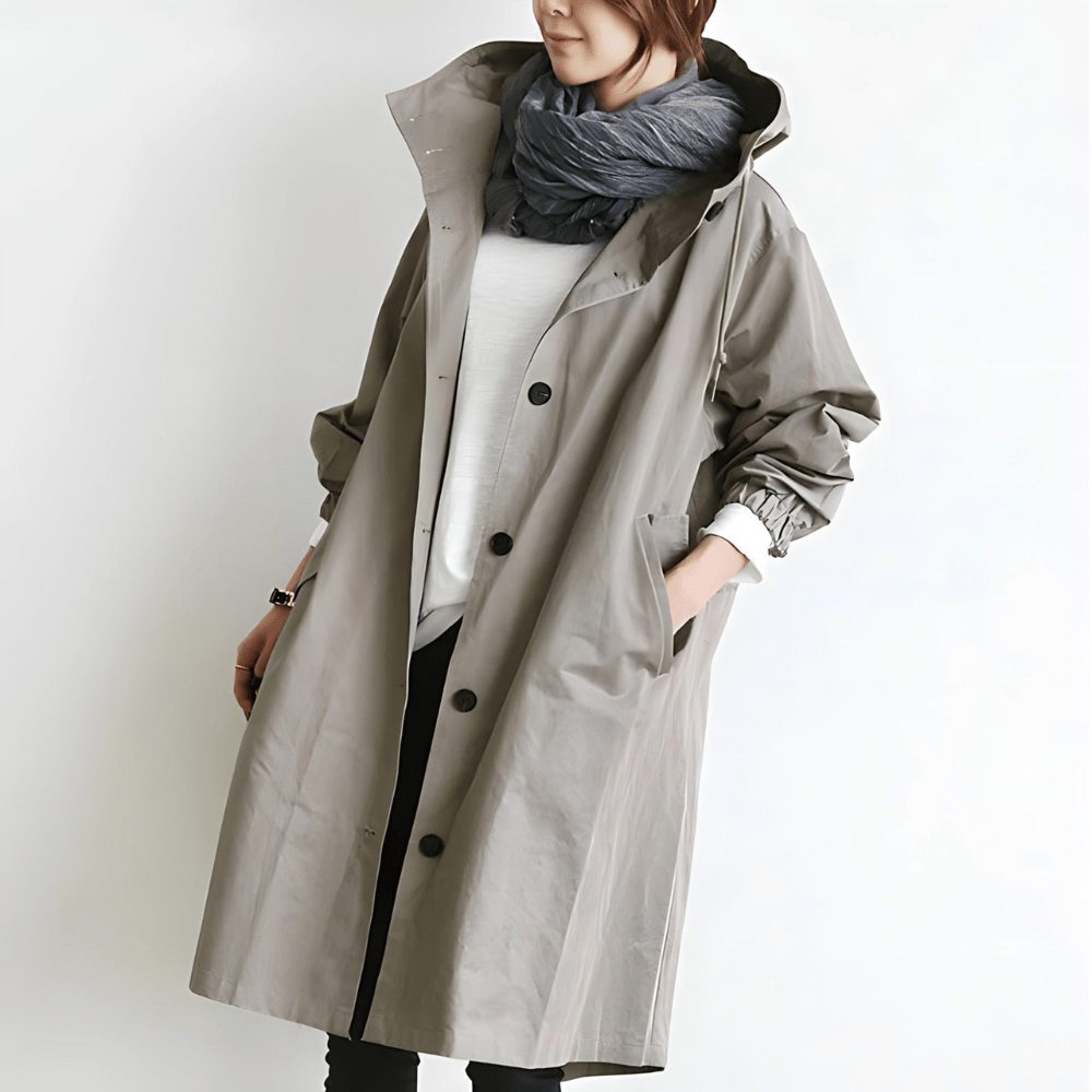 Damen Übergangsjacke mit Kapuze Leicht - Norvielle