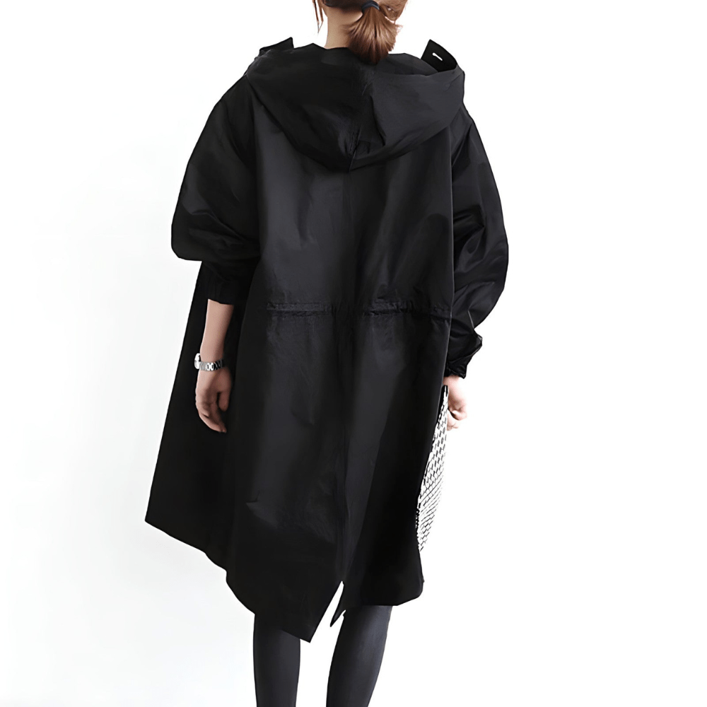 Damen Trenchcoat Wetterfest mit Kapuze