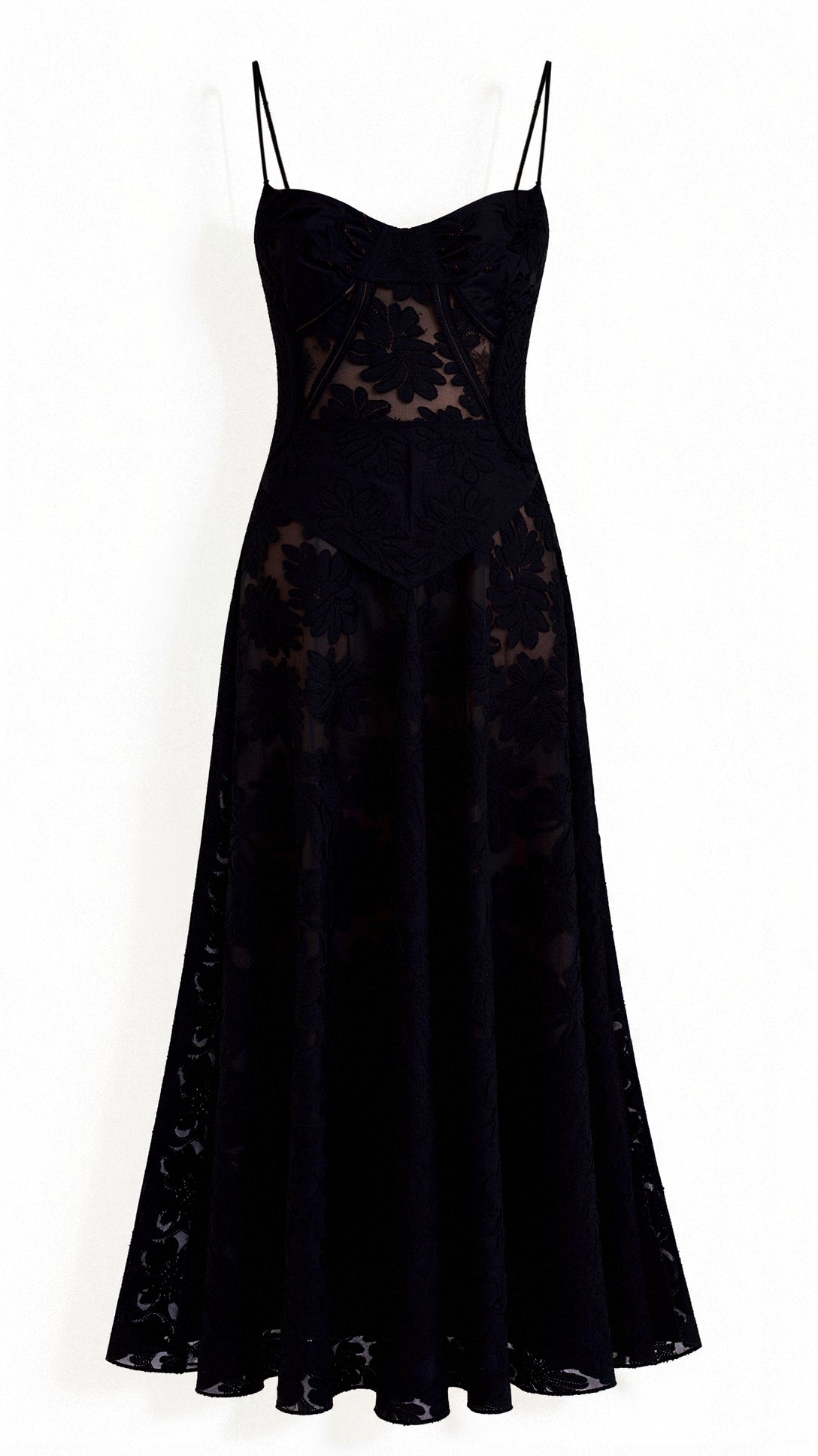 Weißes Maxikleid Schmetterlingsmuster Ibiza Stil Damen