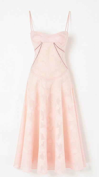 Weißes Maxikleid Schmetterlingsmuster Ibiza Stil Damen
