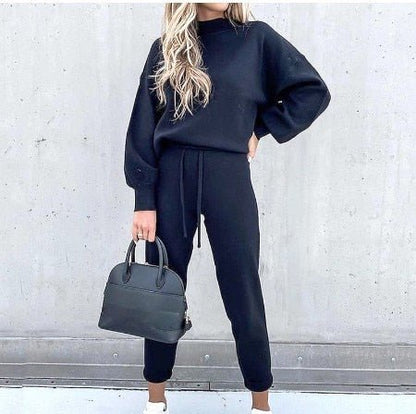 Damen Lounge Set Zweiteiler Modern Komfort