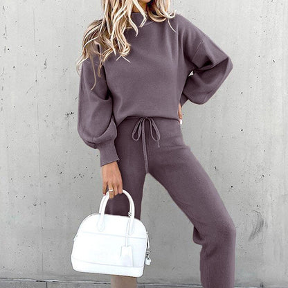 Damen Lounge Set Zweiteiler Modern Komfort
