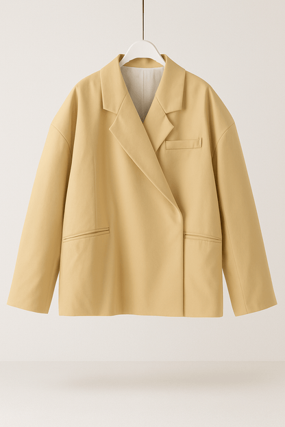 Damen Oversize Blazer Klassischer Schnitt