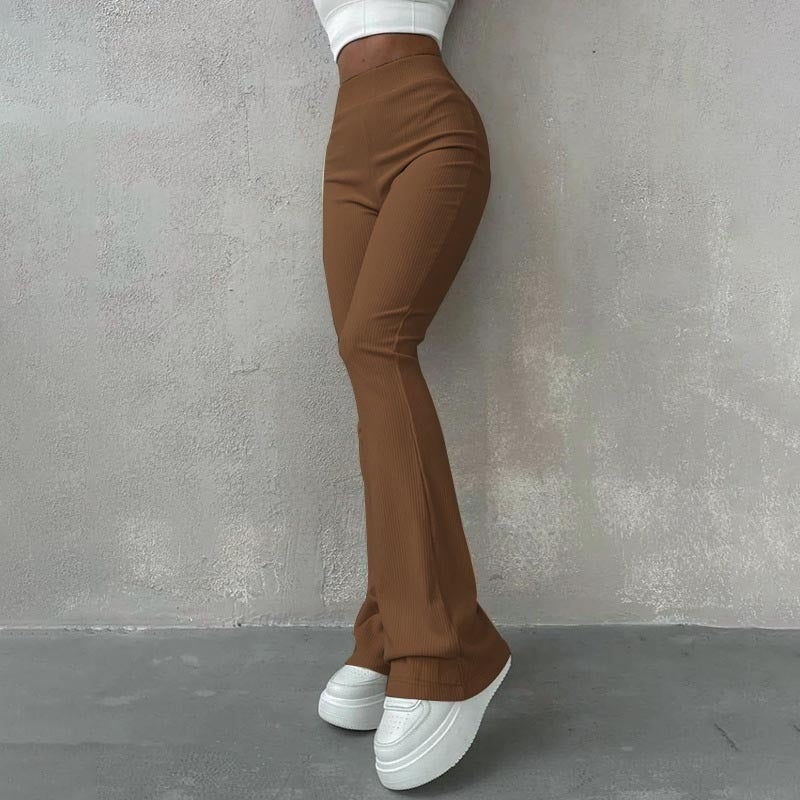 Damen Schlaghosen Stilvoll Stretch