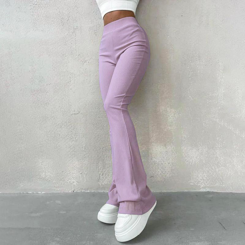 Damen Schlaghosen Stilvoll Stretch