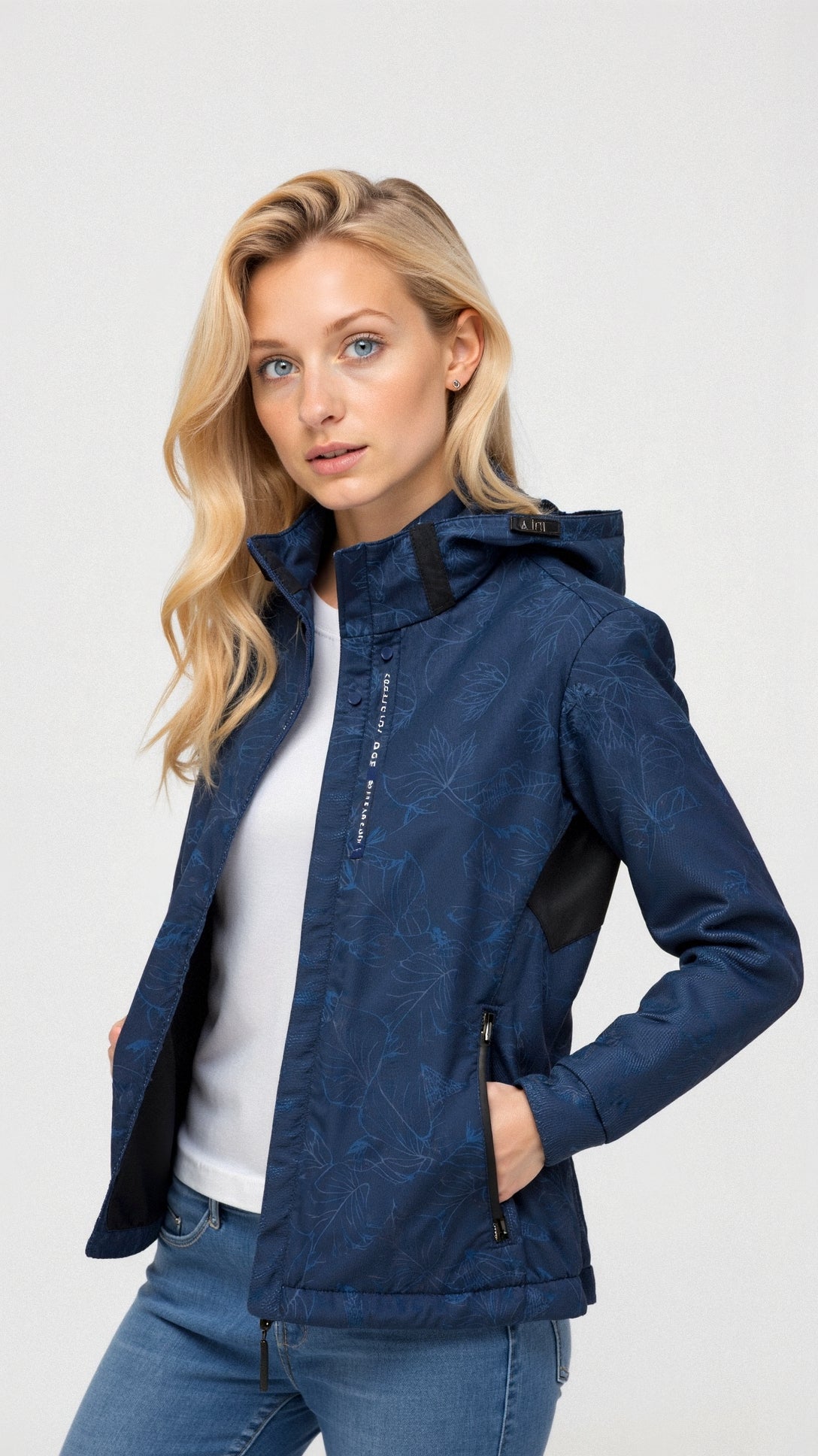 Leichte Outdoorjacke mit Kapuze Übergangsmodell für Herren und Damen - Norvielle