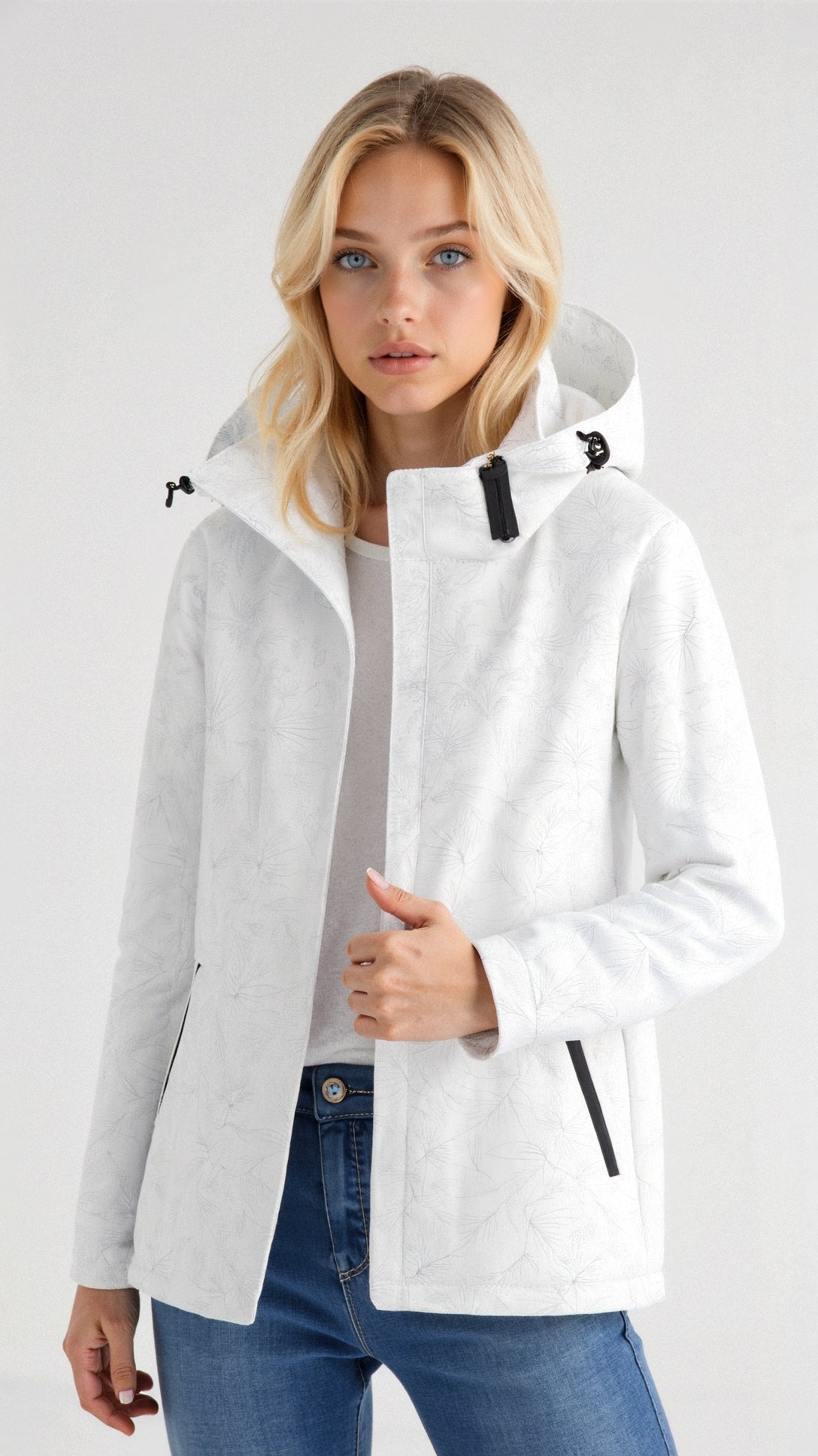 Leichte Outdoorjacke mit Kapuze Übergangsmodell für Herren und Damen