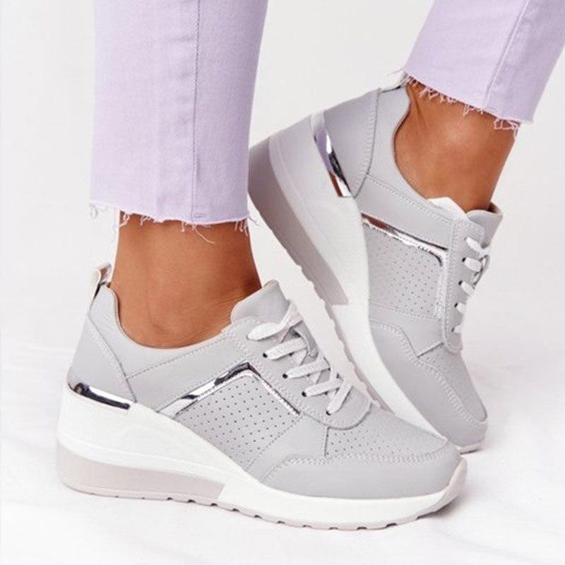 Damen Orthopädische Sneaker Bequem Stützschuhe Modern