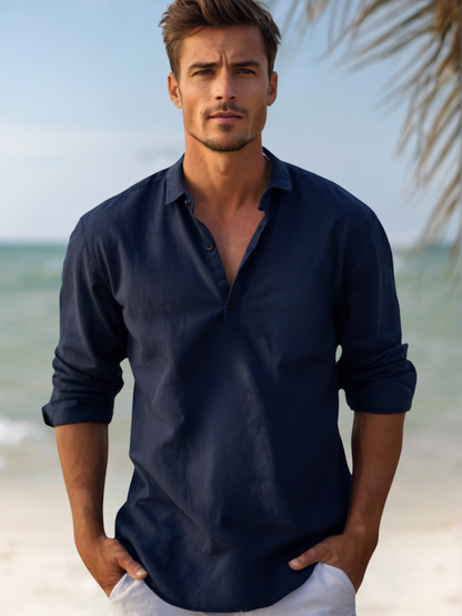 Herren Hemd Atmungsaktives Leichtes Sommer
