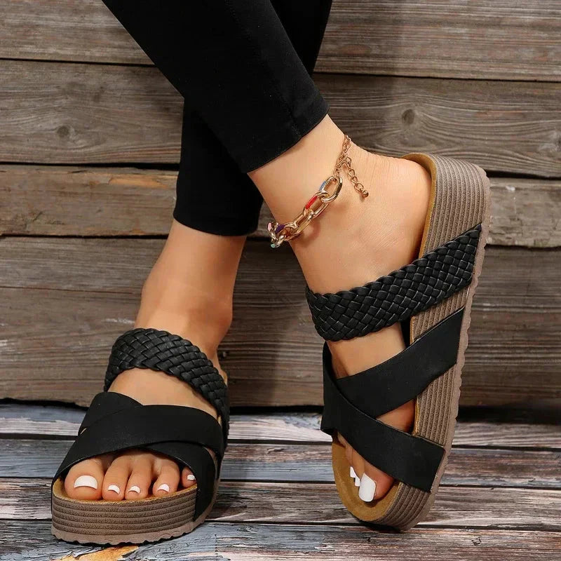 Damen Orthopädische Plateau-Sandalen Sommer