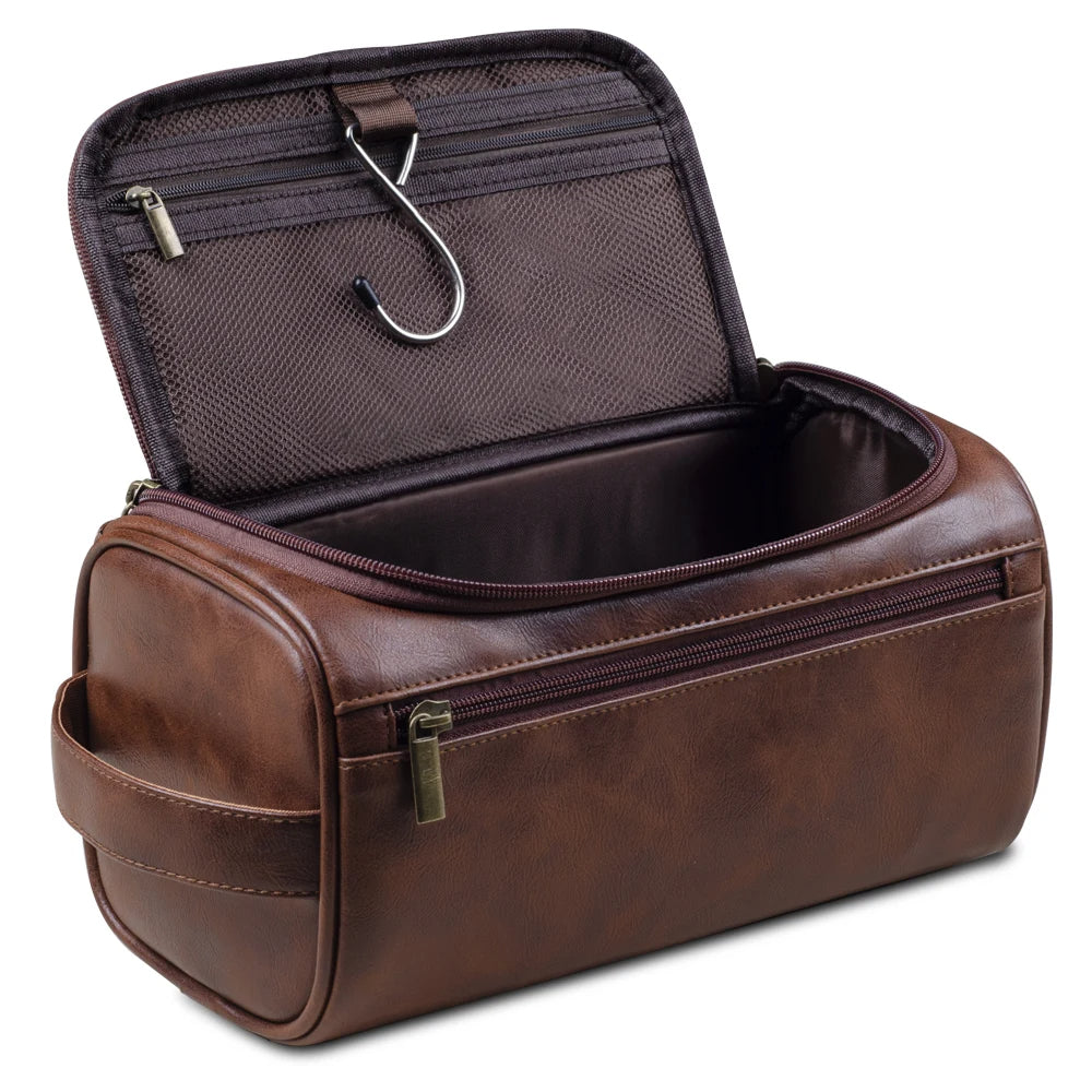 Leder Reisebeutel für Damen und Herren, Robust und Vielseitig - Norvielle