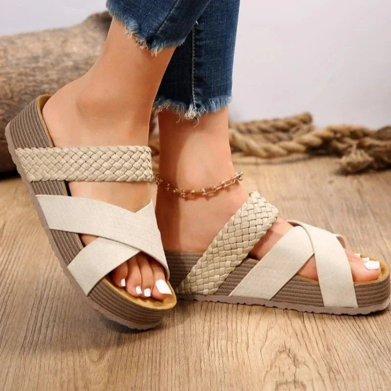 Damen Orthopädische Plateau-Sandalen Sommer