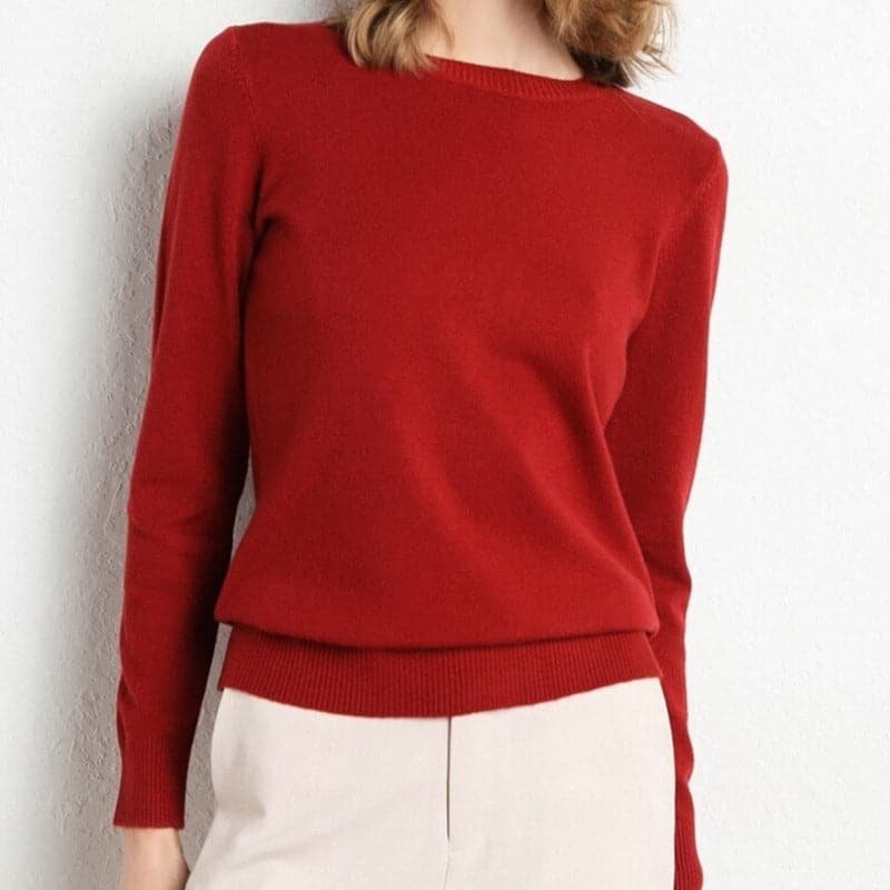 Livana Damen Pullover Weich