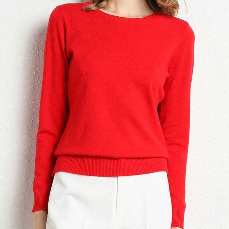 Livana Damen Pullover Weich