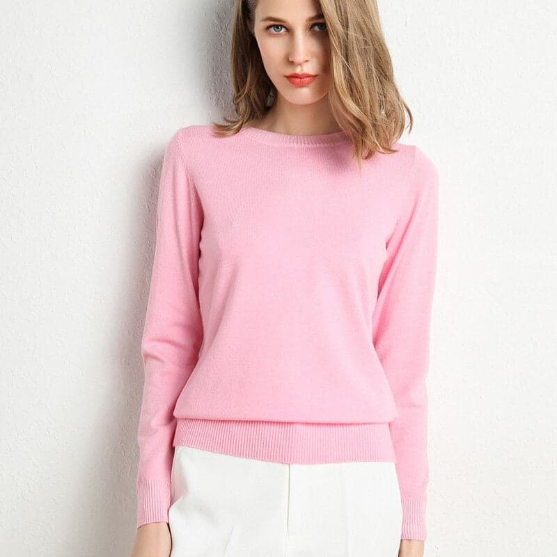Livana Damen Pullover Weich