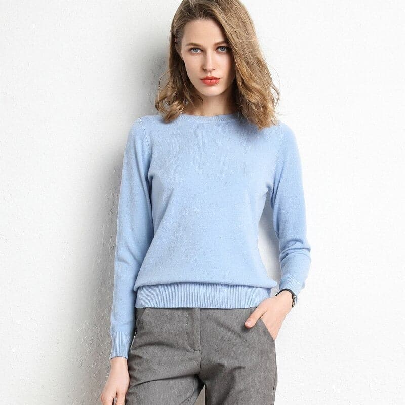 Livana Damen Pullover Weich