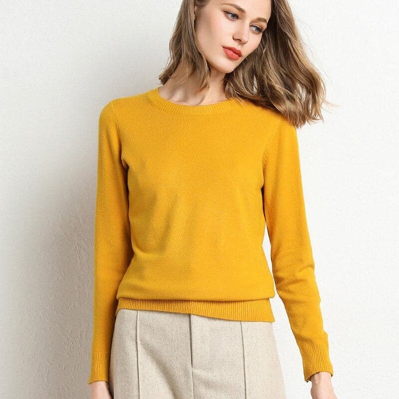 Livana Damen Pullover Weich