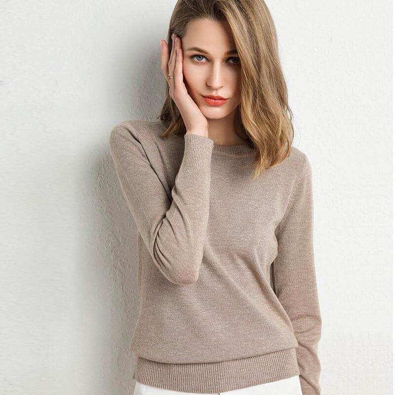 Livana Damen Pullover Weich