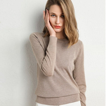 Livana Damen Pullover Weich