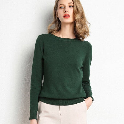 Livana Damen Pullover Weich